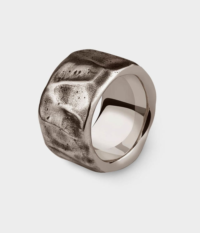 Beaten Extra Wide Ring by Stephen Einhorn